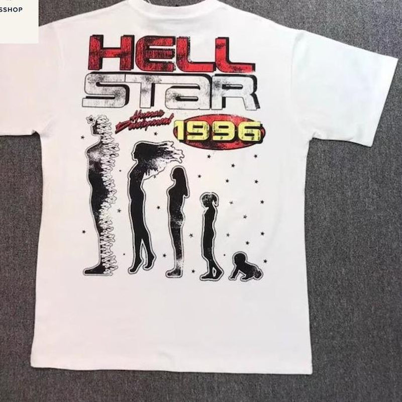 Hellstar T-Shirt "HUMAN DEVELOPEMENT", Gildan T-Shirt Menswear Streetwear Garment