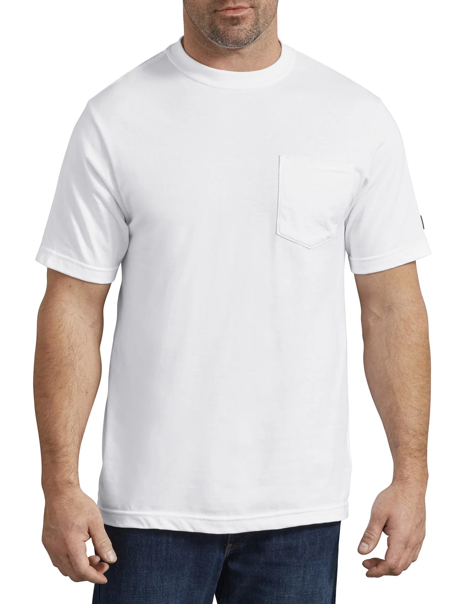 Mens and Big Mens Performance Short Sleeve Heavyweight Pocket T-Shirt