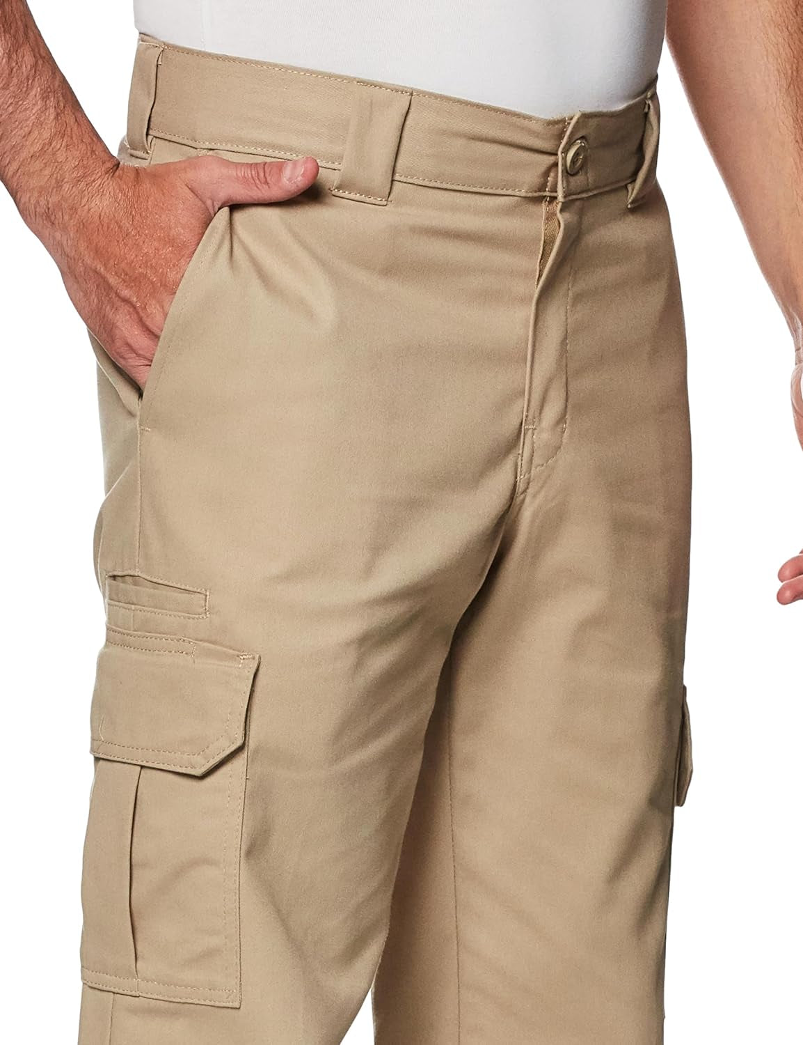 Men'S Regular Straight Stretch Twill Cargo Pant Big