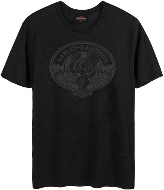 Men'S Forever Tonal Short Sleeve Crew-Neck T-Shirt, Washed Black