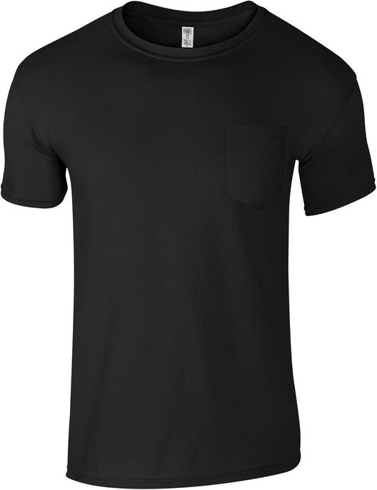 Men'S Tall Pocket T Shirt Soft Blend Fabric